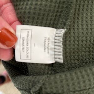 Amazon green henley Womens shirt, worn couple times.